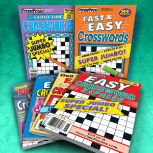 Penny Press Dell Crossword Magazine Pack