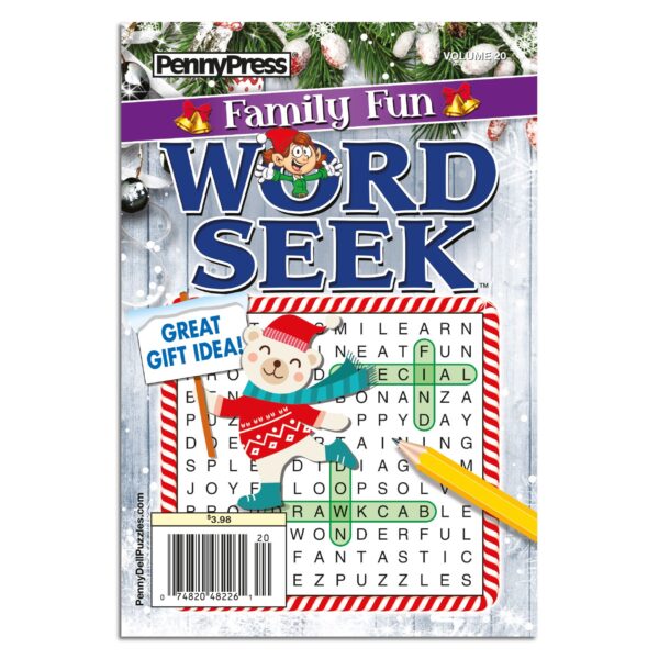 Penny Press Family Fun Word Seek - Bundle of 100 Copies (of the same issue)